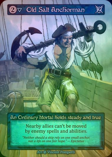 【FOIL】[Water] Old Salt Anchorman [beta-Ordinary]